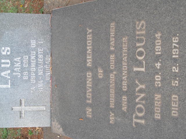 LAUS Jaka :: LAUS Tony Louis 1904-1976