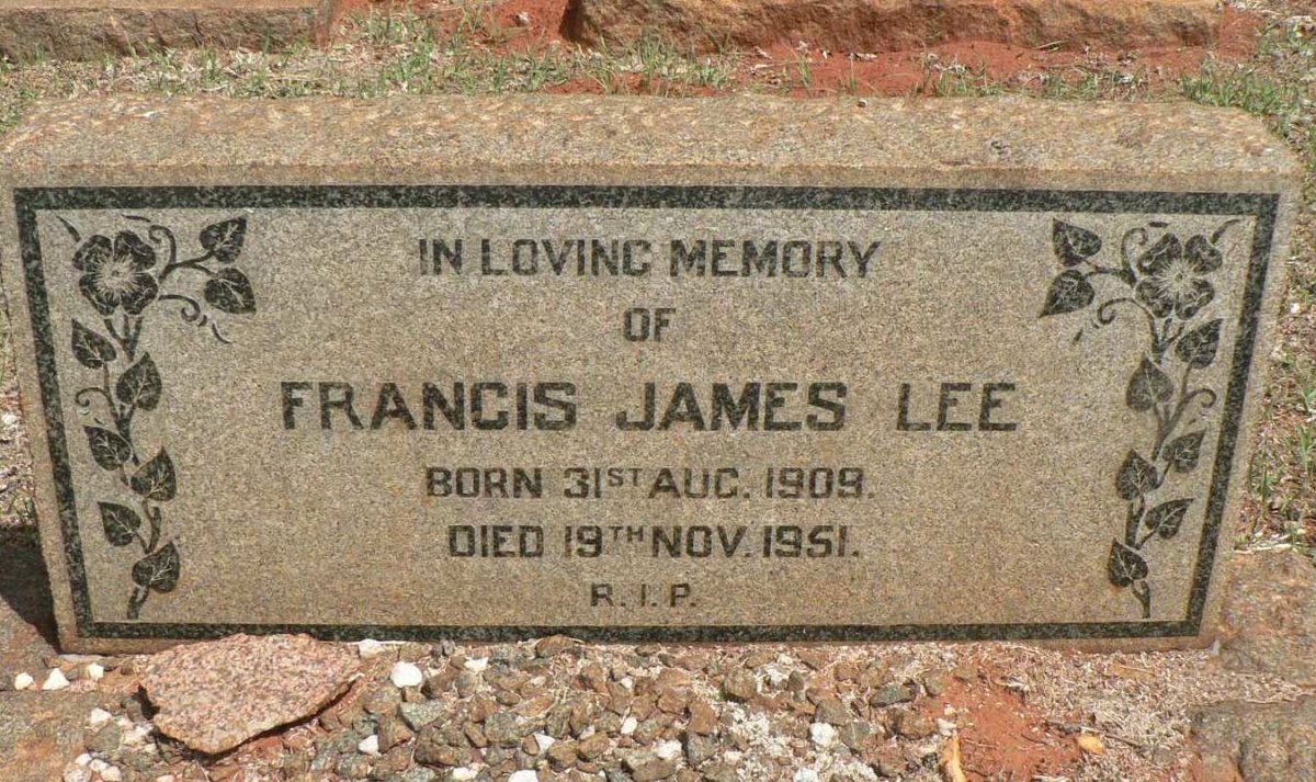 LEE Francis James 1909-1951