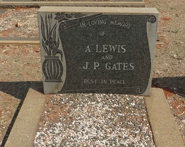 LEWIS A. :: GATES J.P.