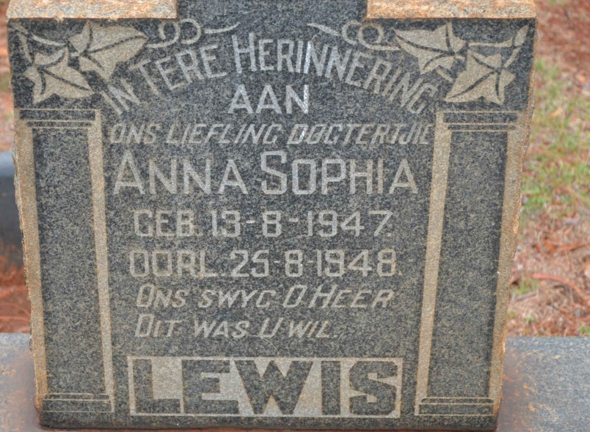 LEWIS Anna Sophia 1947-1948