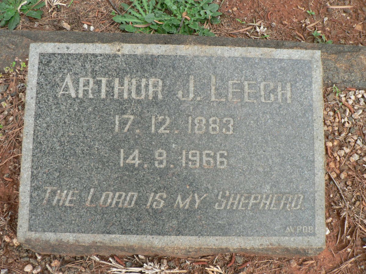 LEECH Arthur J. 1883-1966