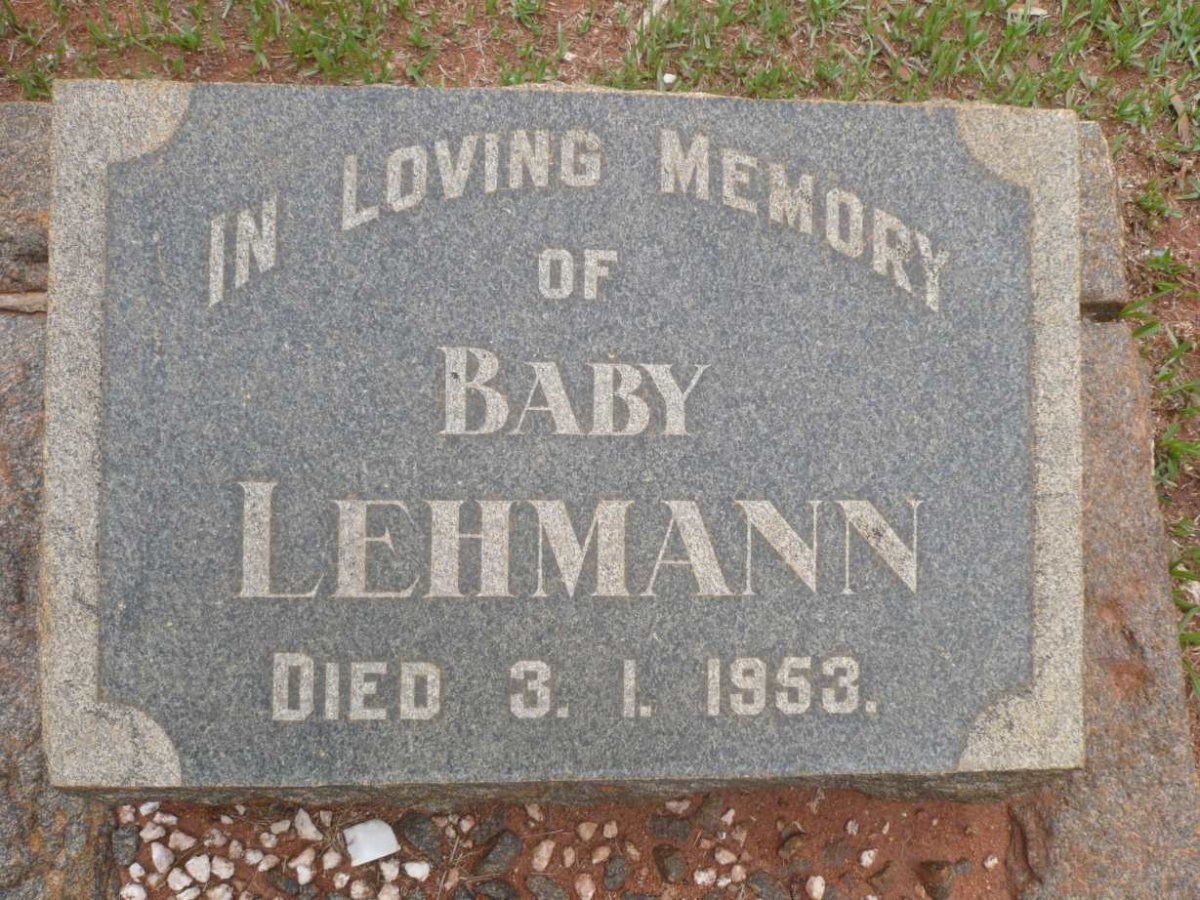 LEHMAN Baby -1953