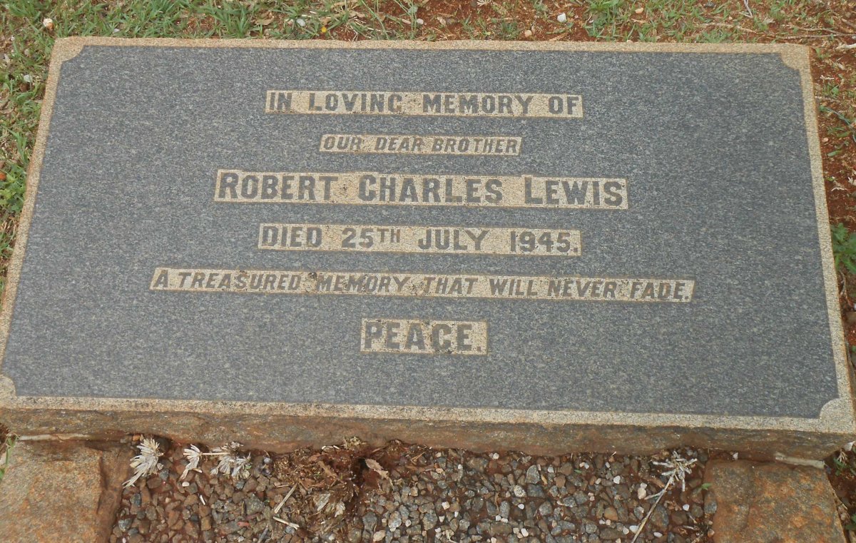 LEWIS Robert Charles -1945