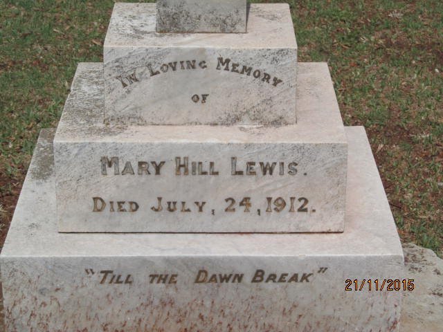 LEWIS Mary Hill -1912