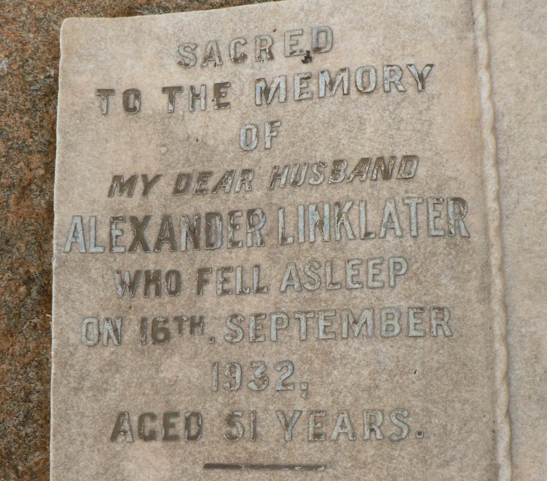 LINKLATER Alexander -1932