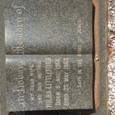 LITTLEFORD Hilda 1914-1959