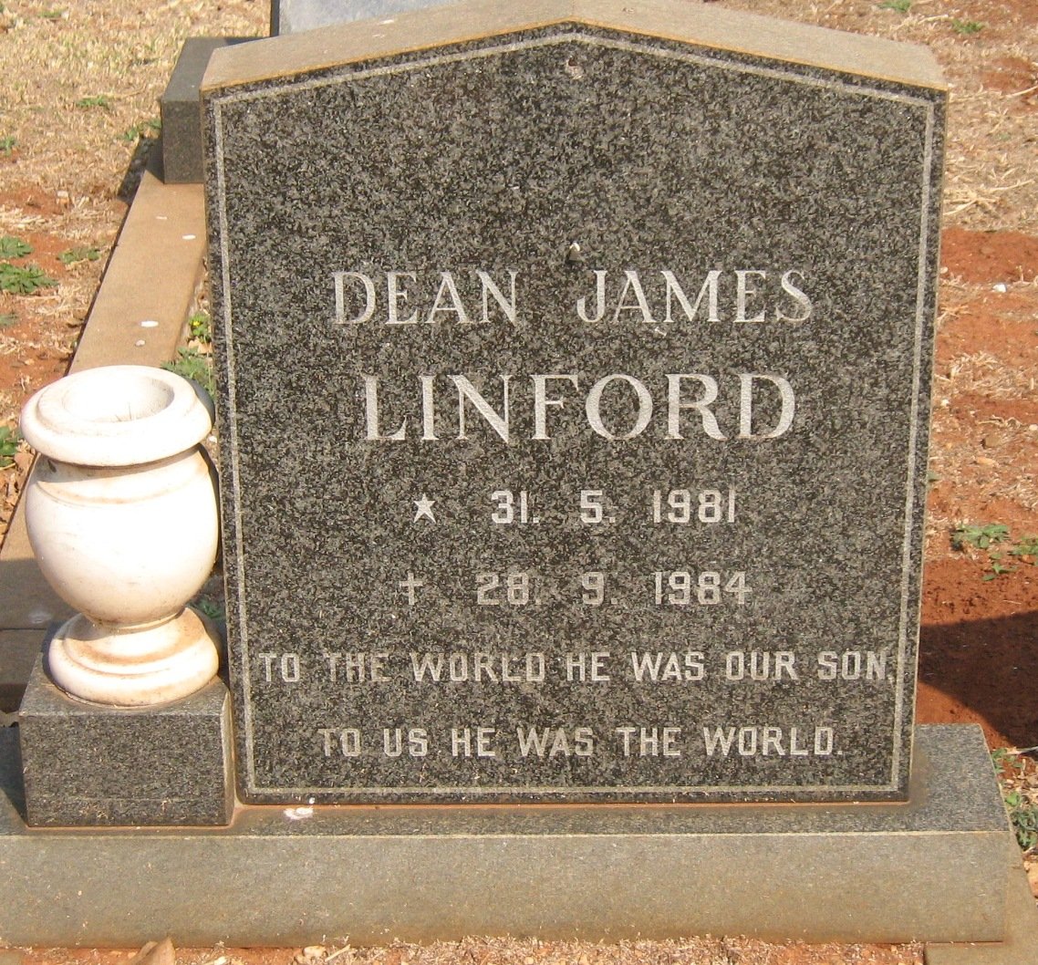 LINFORD Dean James 1981-1984