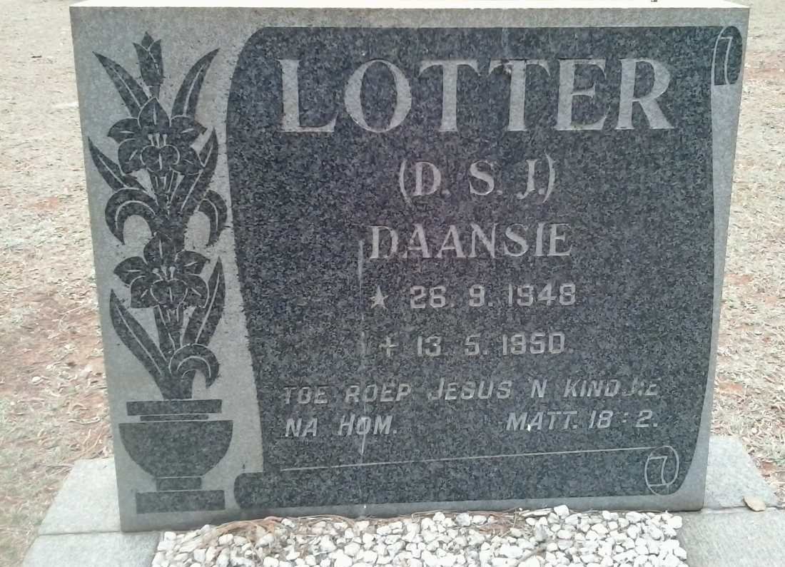 LOTTER D.S.J. 1948-1950