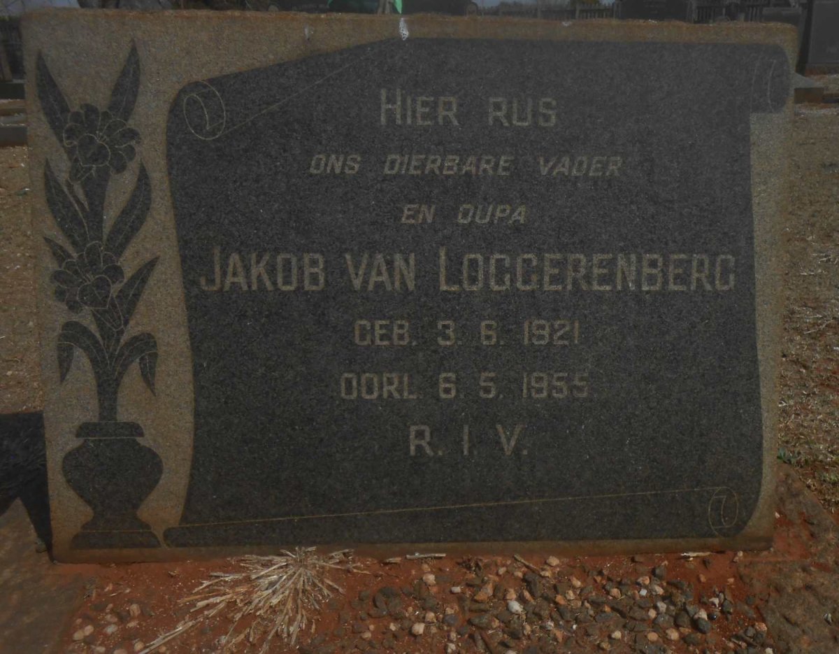 LOGGERENBERG Jakob, van 1921-1955