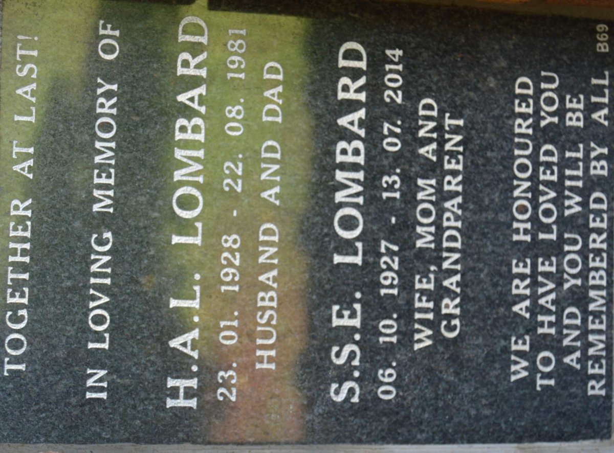 LOMBARD H.A.L. 1928-1981 &amp; S.S.E. 1927-2014