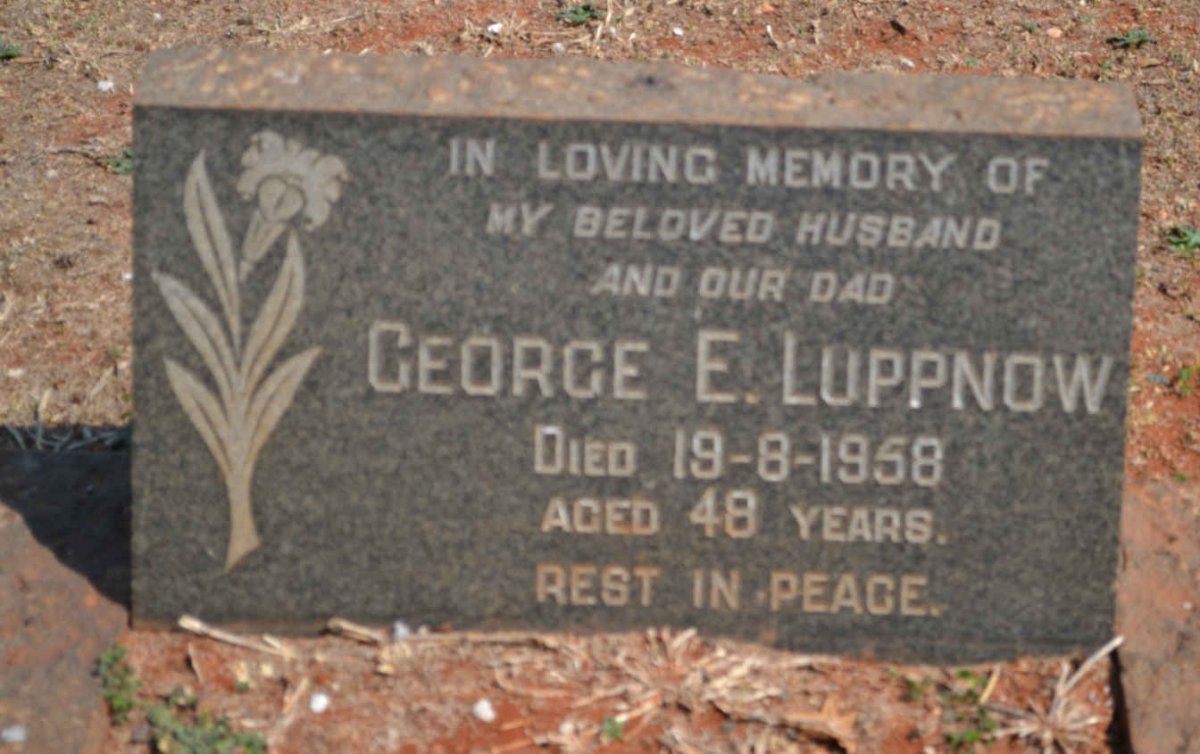 LUPPNOW George E. -1958