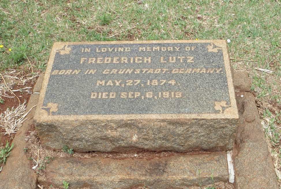 LUTZ Frederich 1874-1919