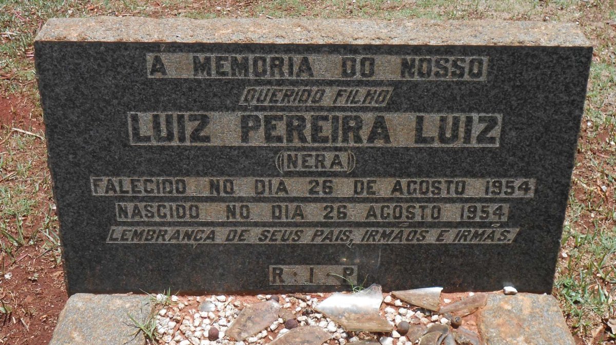 LUIZ Pereira Luiz 1954-1954
