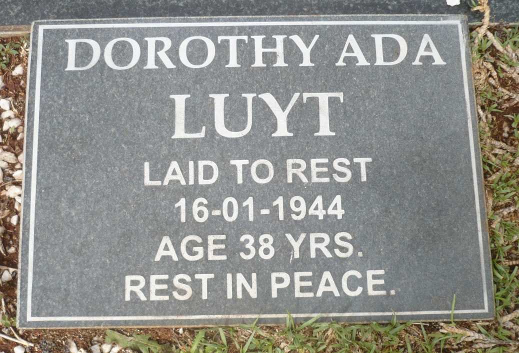 LUYT Dorothy Ada -1944