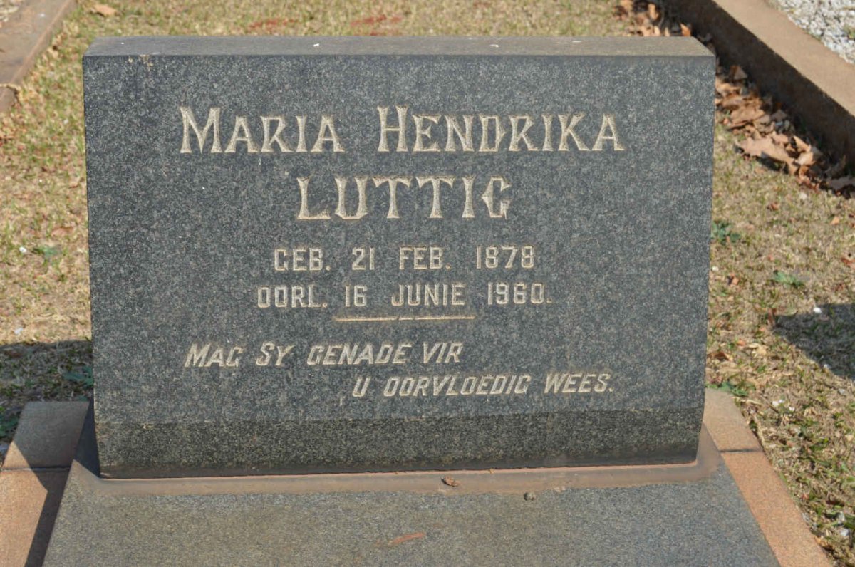 LUTTIG Maria Hendrika 1878-1960
