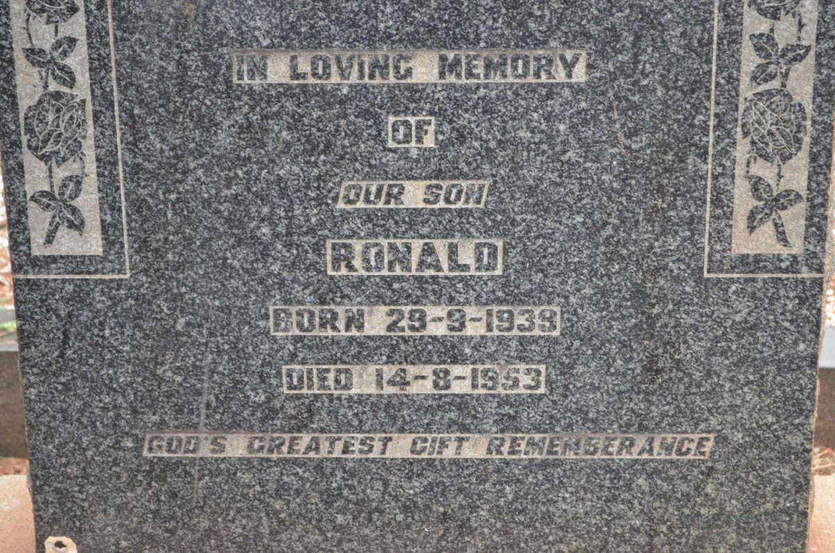 MANTHE Ronald 1938-1953