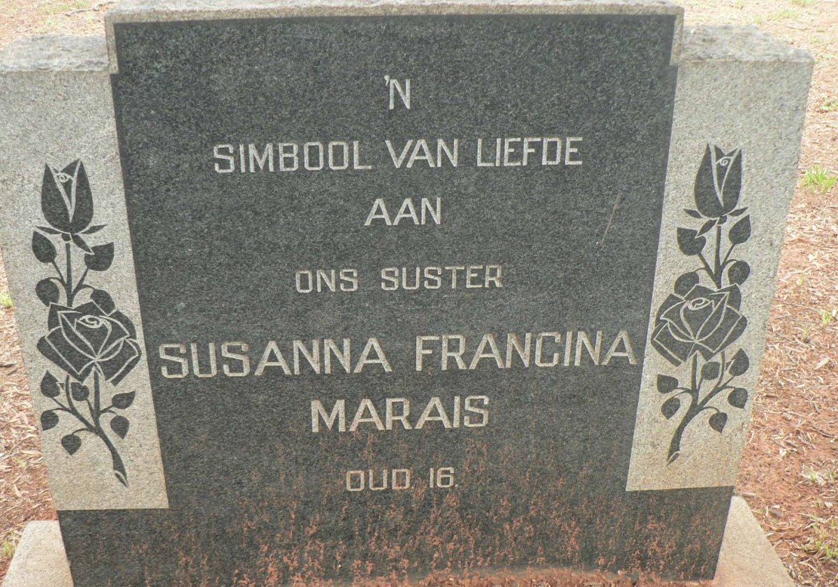 MARAIS Susanna Francina