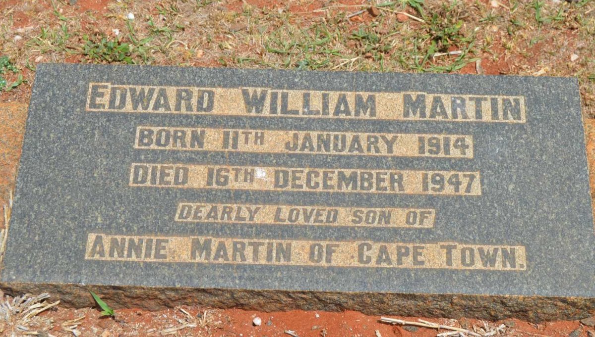 MARTIN Edward William 1914-1947