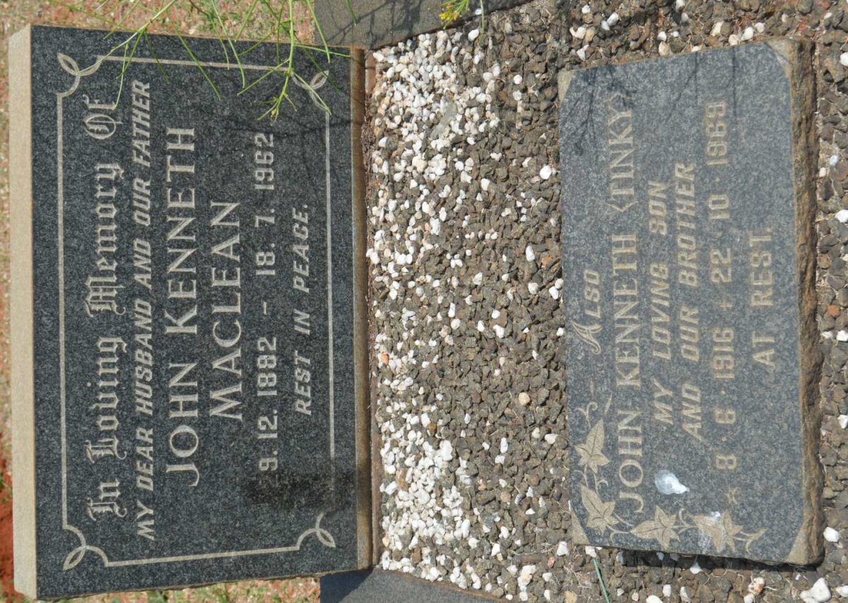 MacLEAN John Kenneth 1882-1962 :: MacLEAN John Kenneth 1916-1969