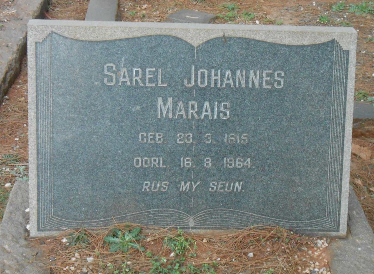 MARAIS Sarel Johannes 1915-1964