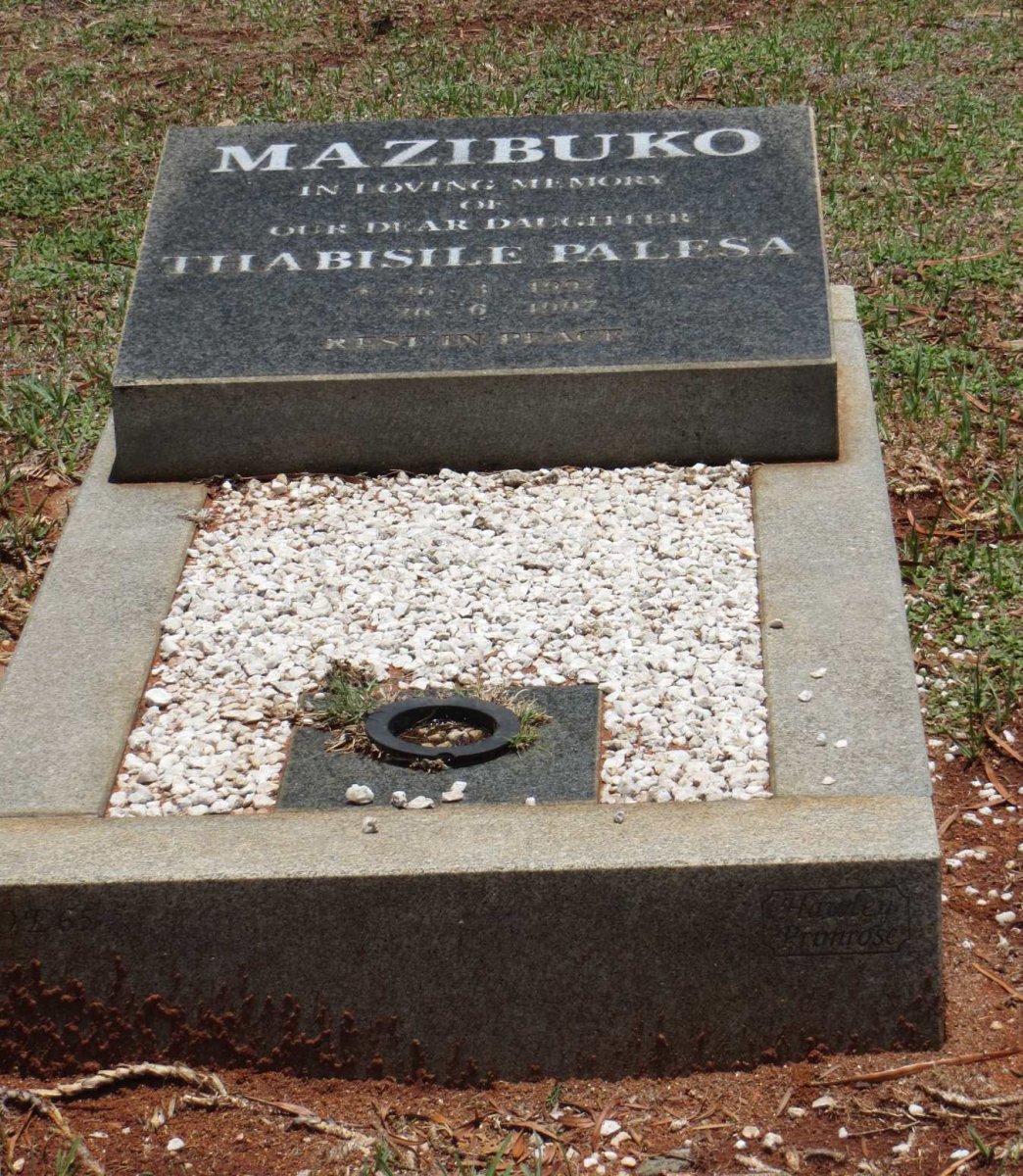 MAZIBUKO Thabisile Palesa 1997-1997