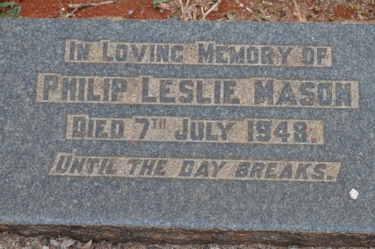 MASON Philip Leslie -1948