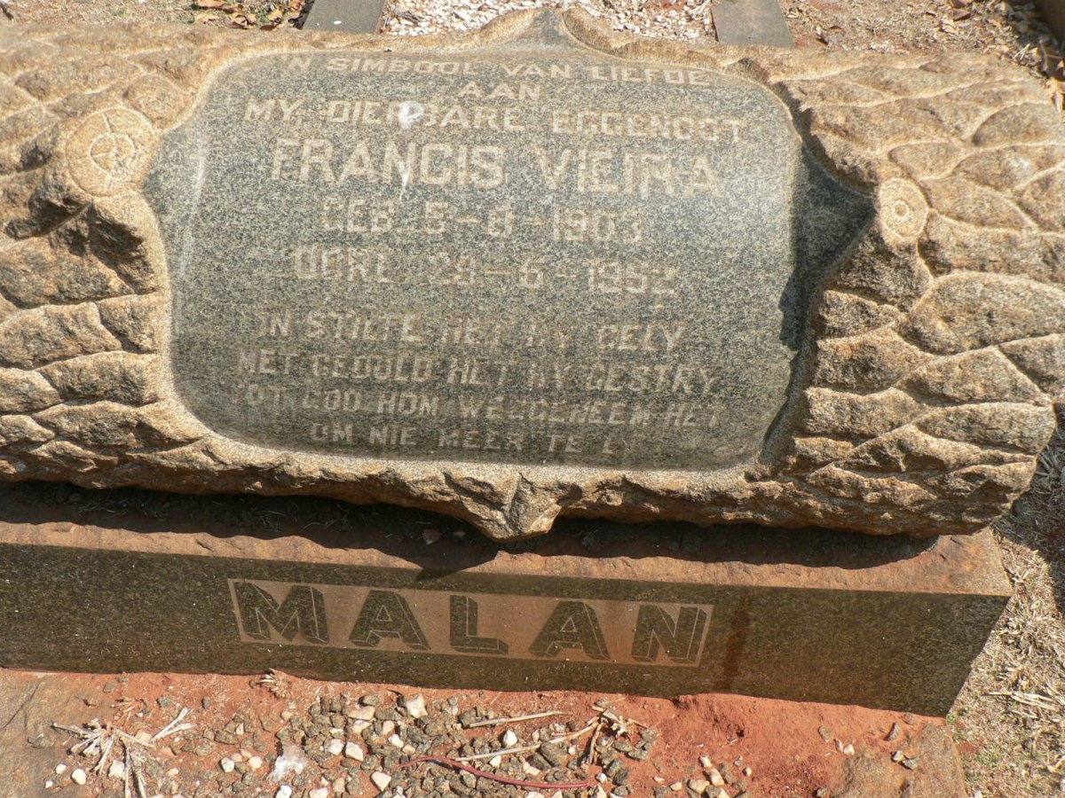 MALAN Francis Vieira 1903-1952