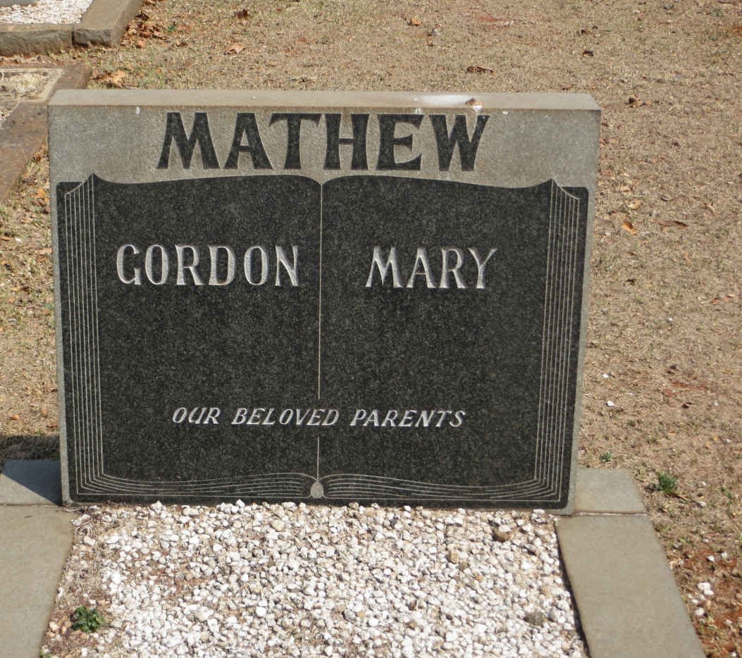 MATHEW Gordon &amp; Mary