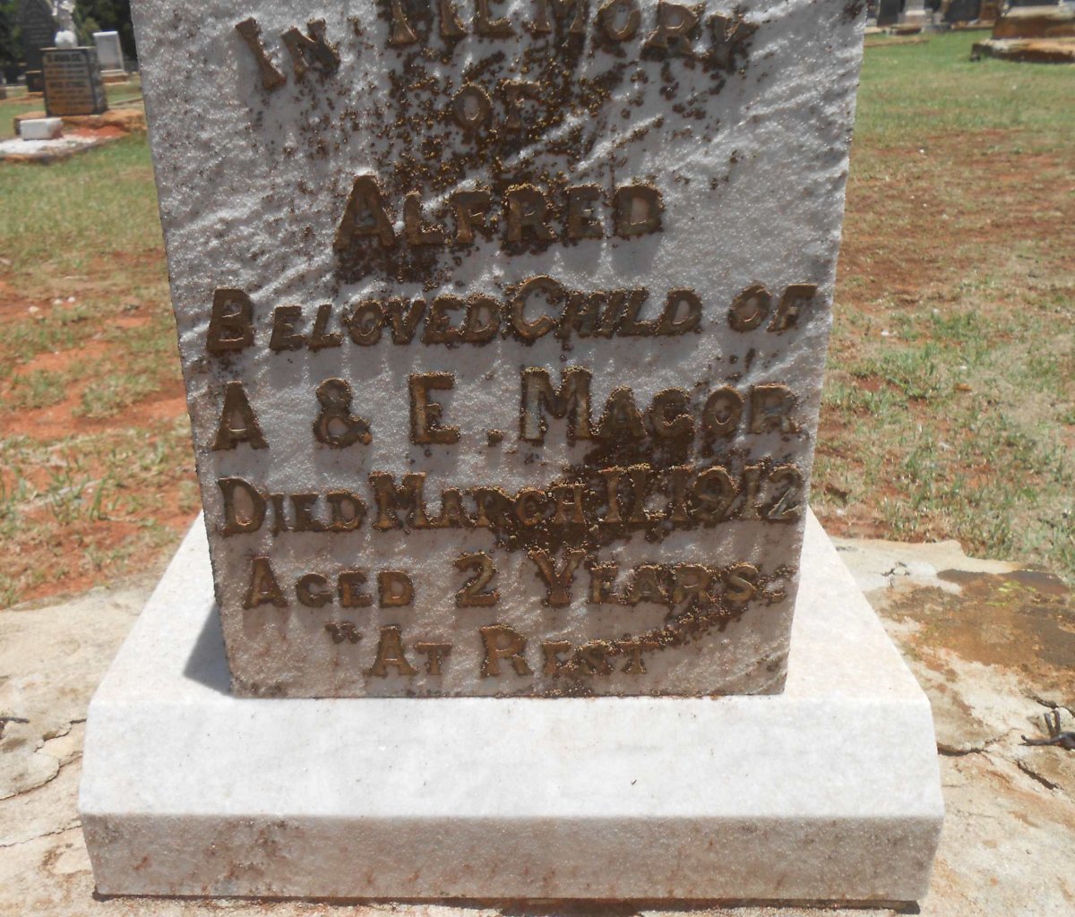 MAGOR Alfred -1912
