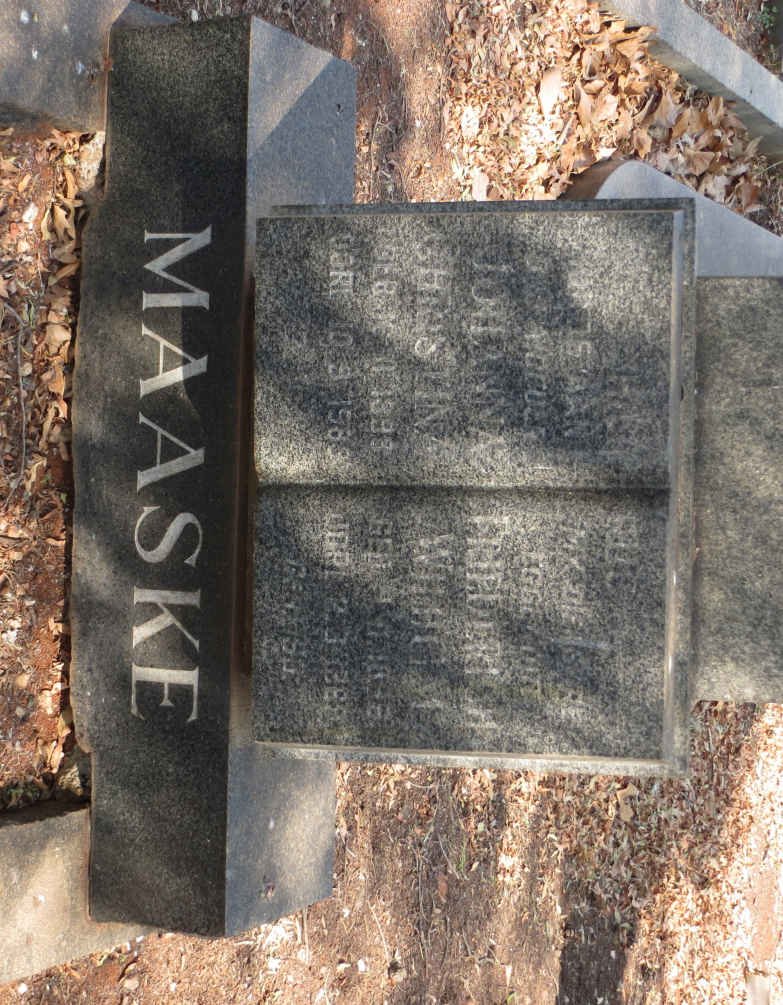MAASKE Friederich Wilhelm 1889-1968 &amp; Johanna Christina 1898-1983