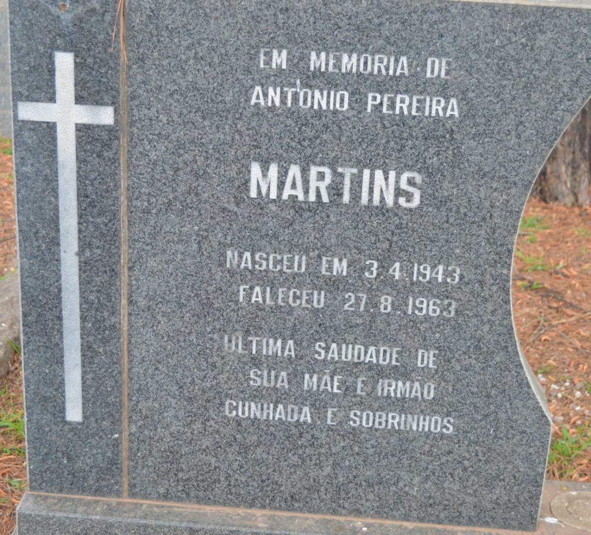 MARTINS Antonio Pereira 1943-1963