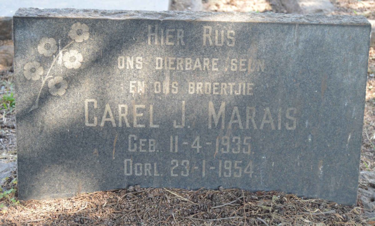MARAIS Carel J. 1935-1954