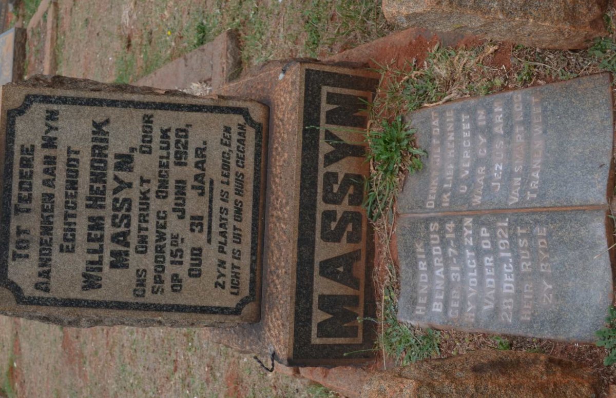 MASSYN Willem Hendrik -1920 :: MASSYN Hendrik Benardus 1914-1921