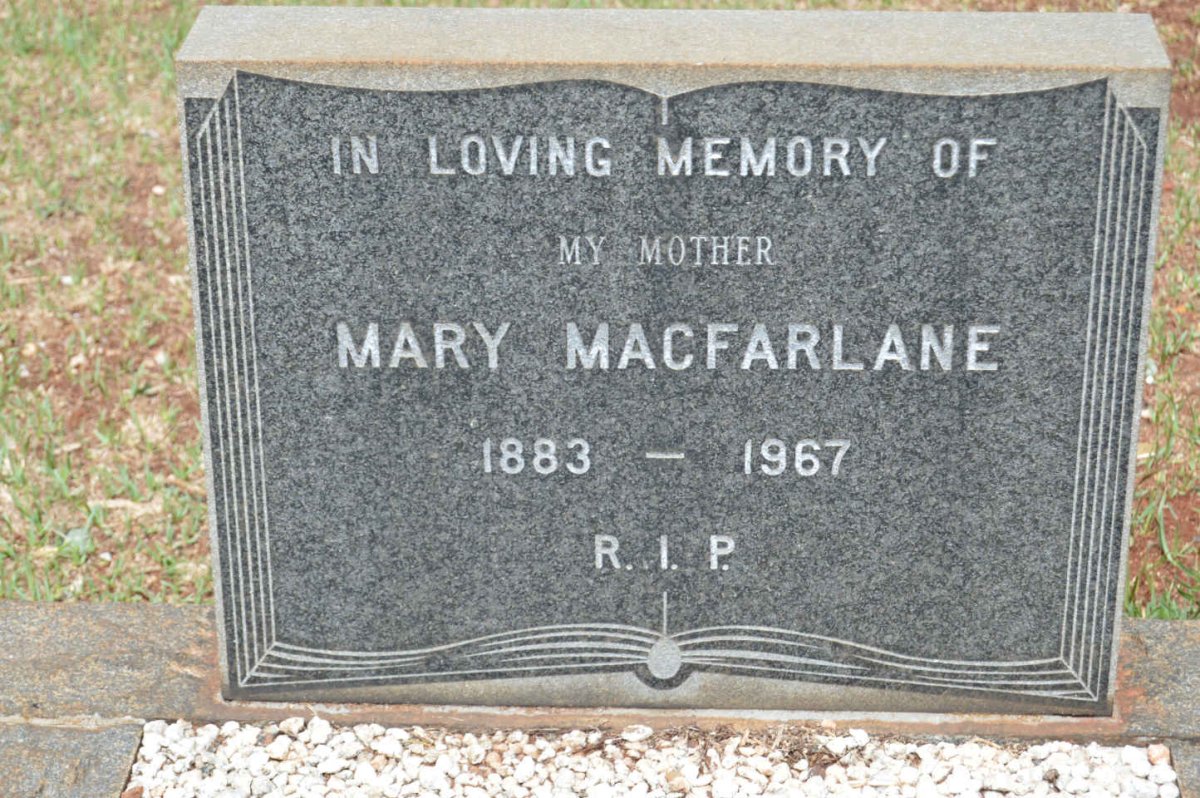 MacFARLANE Mary 1883-1967