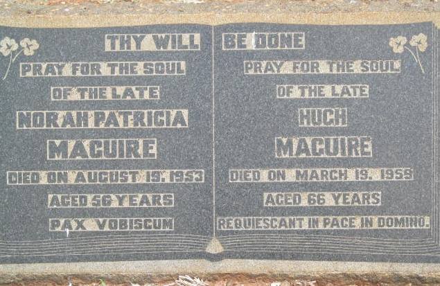 MAGUIRE Hugh -1959 &amp; Norah Patricia -1953