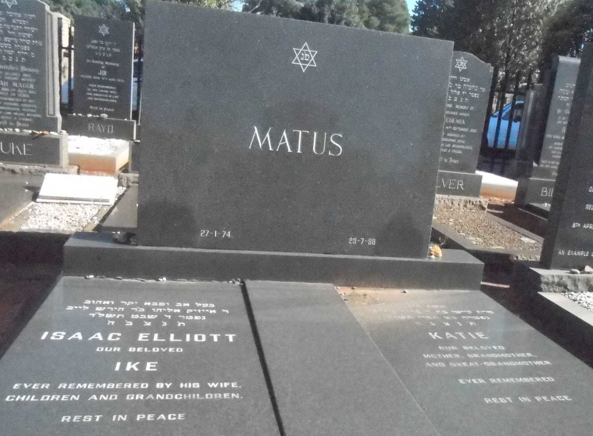 MATUS Isaac Elliott -1974 &amp; Katie -1988