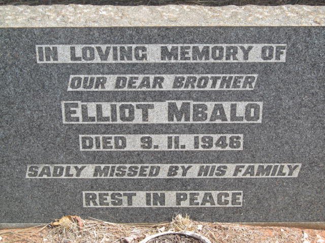 MBALO Elliot -1946