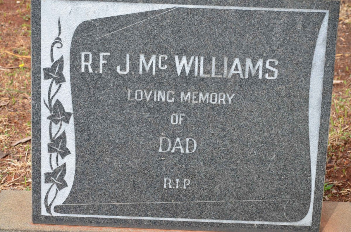 McWILLIAMS R.F.J.