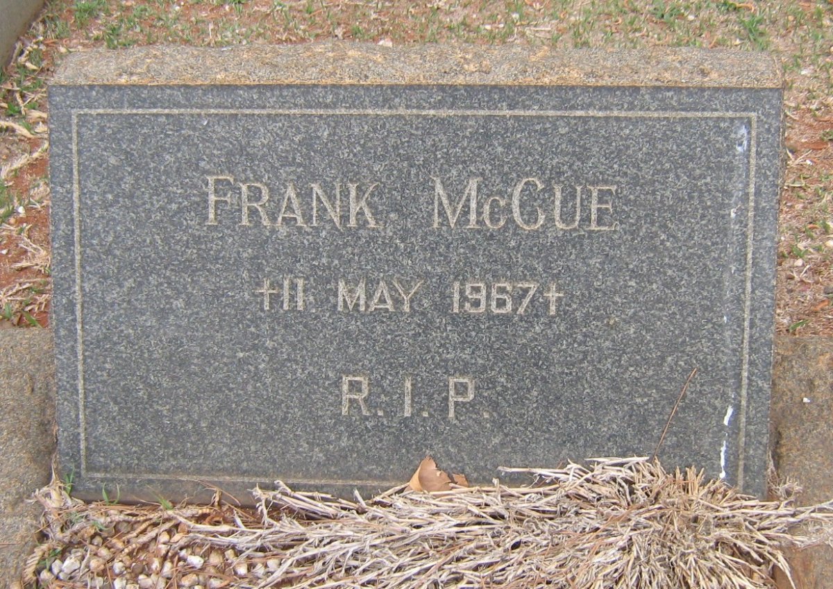 McCUE Frank -1967