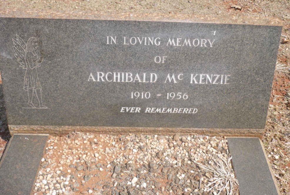 McKENZIE Archibald 1910-1956