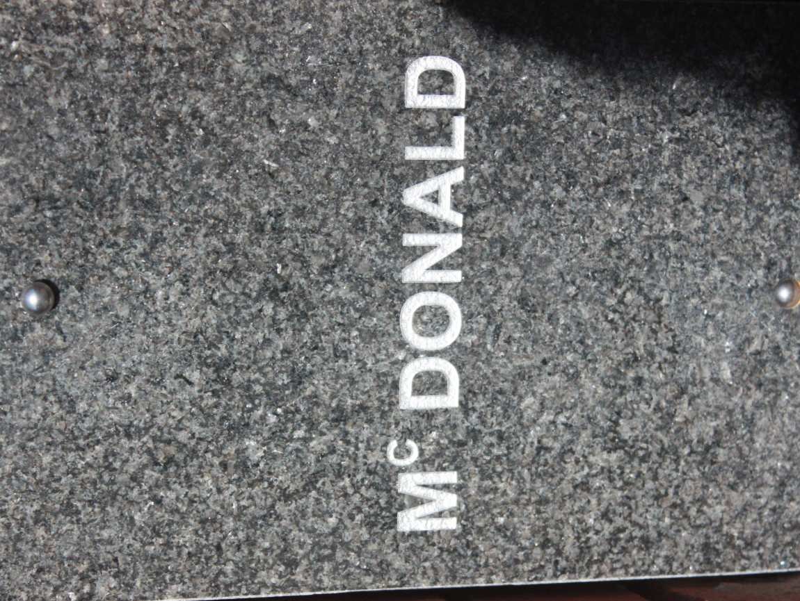 McDONALD