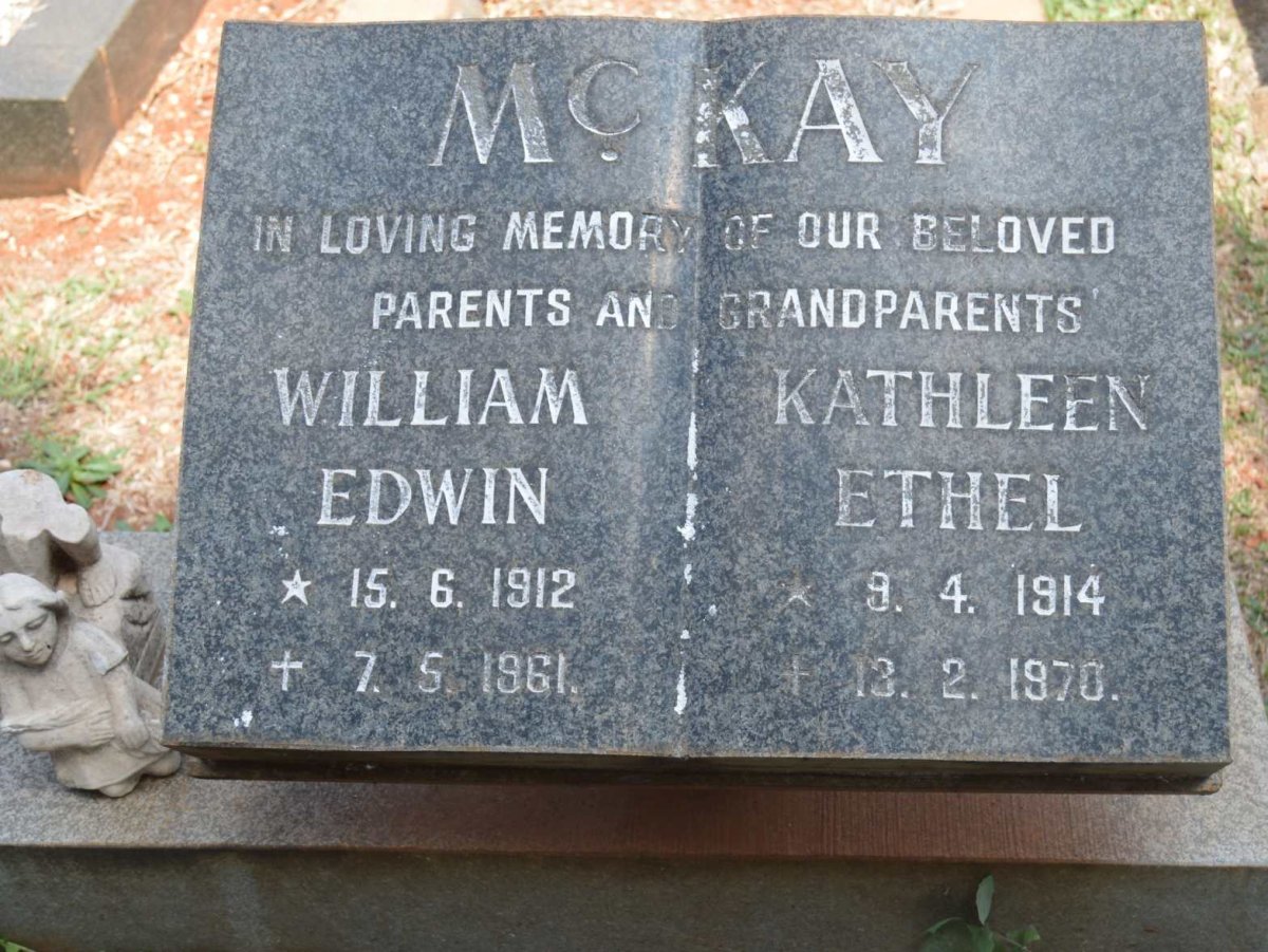 McKAY William Edwin 1912-1961 &amp; Kathleen Ethel 1914-1970