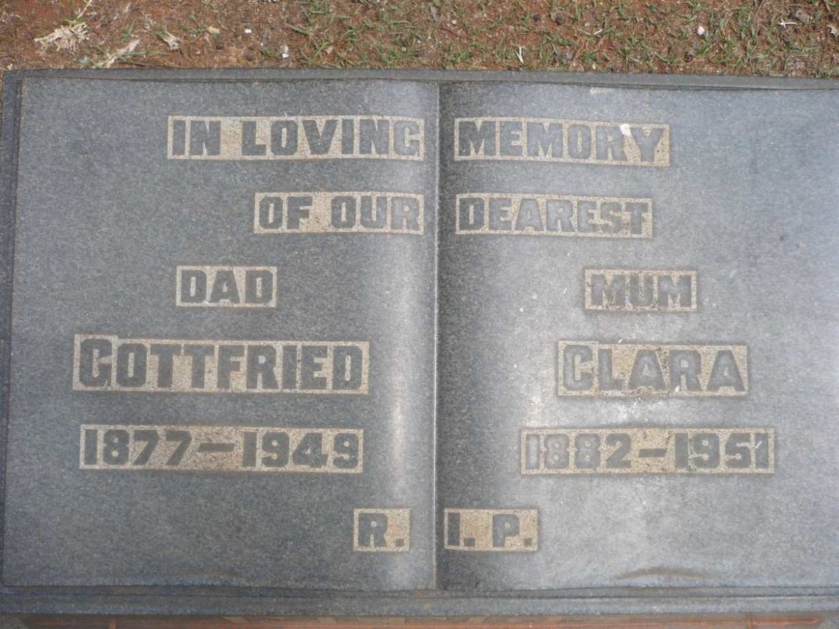 MENDE Gottfried 1877-1949 &amp; Clara 1882-1951