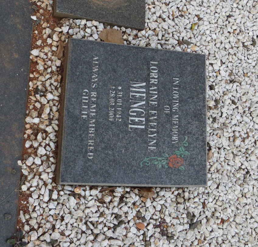 MENGEL Lorraine Evelyne 1942-2000