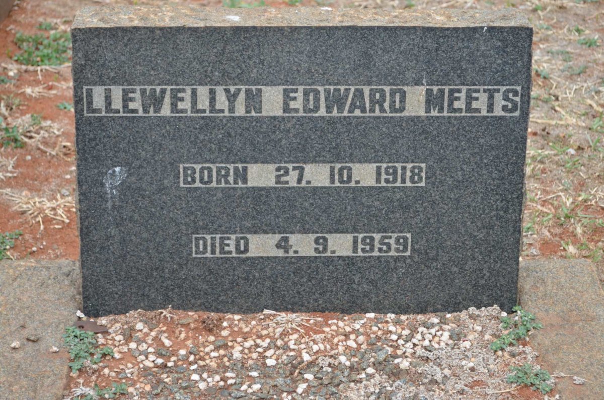 MEETS Llewellyn Edward 1918-1959