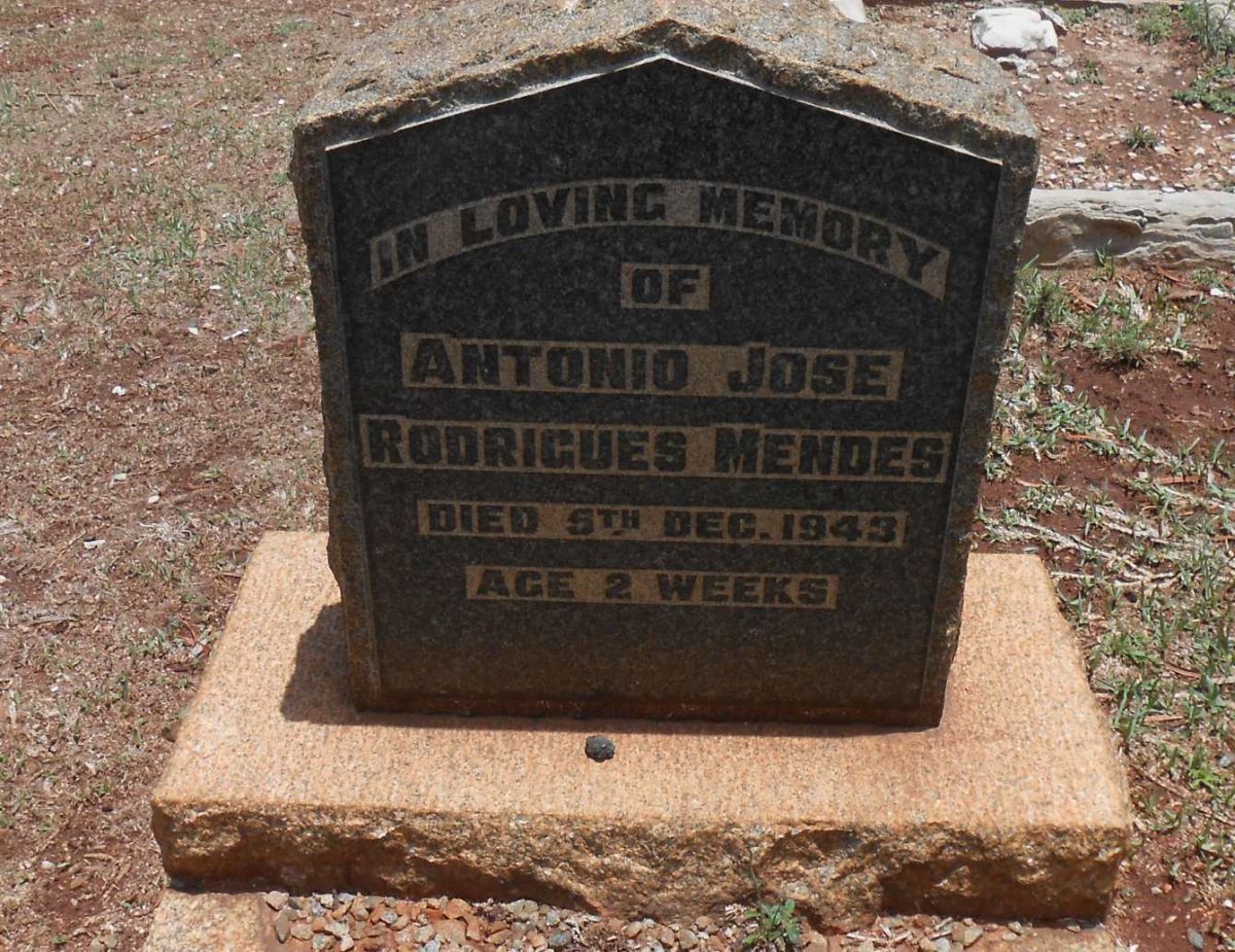 MENDES Antonio Jose Rodrigues -1943