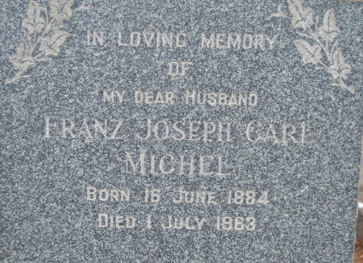 MICHEL Franz Joseph Carl 1884-1963