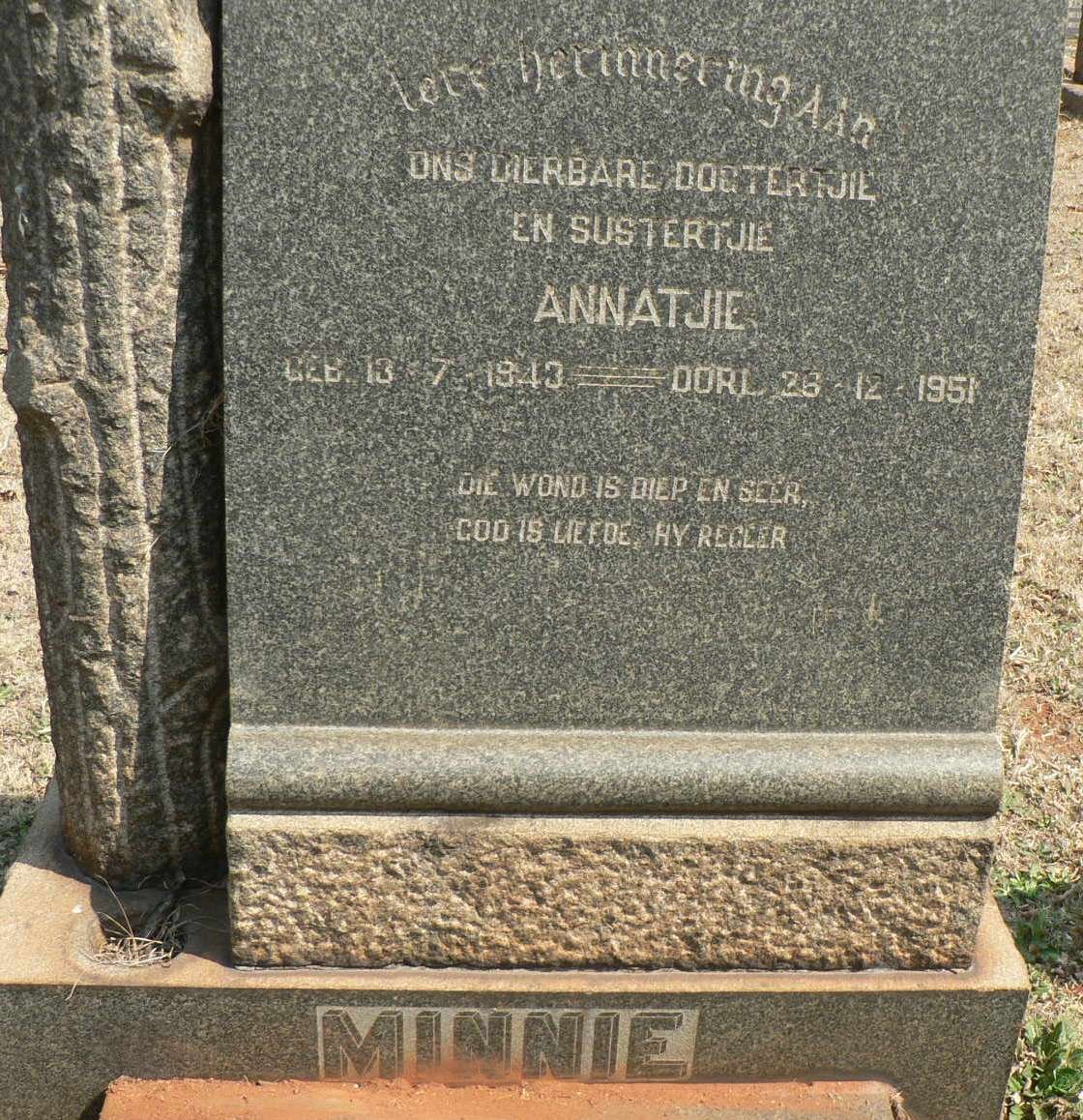 MINNIE Annatjie 1943-1951