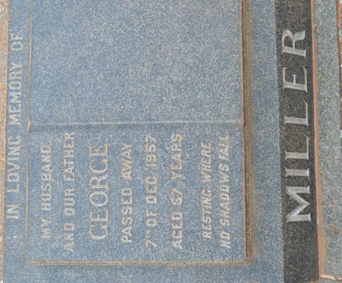 MILLER George -1957