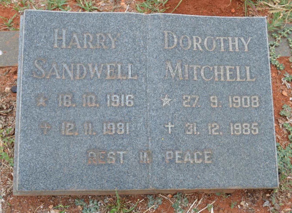 MITCHELL Dorothy 1908-1985 :: SANDWELL Harry 1916-1981
